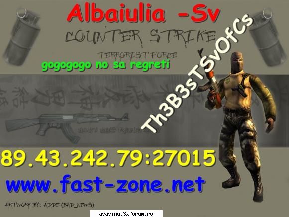 ip sau : 

ast sa intrati suntem pe loc 10 in romania  cautam admini cu experieta :hi: